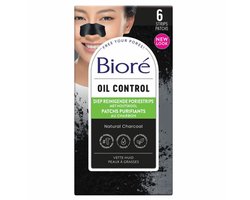 Biore met houtskool neusstrips - 6 stuks