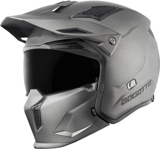 Bogotto Radic Camo 22.06 Casco, bianco opaco, L