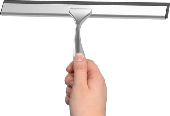 Nemo Spring Sano Douche Douchewisser Met Haak 250 X 170 X 30 Mm Messing Roestvrij Staal Verchroomd