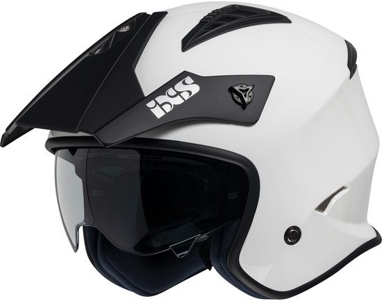 IXS 114 3.0 Witte Jethelm - Maat S - Helm