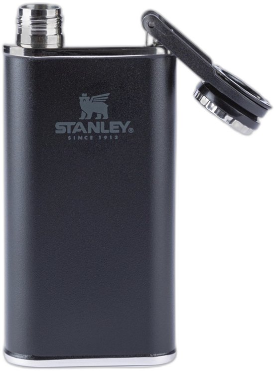 Stanley X Mossy Oak® Classic Flask 237 Ml Met Nooit Verliesbare Dop Brede Opening Roestvrijstalen Fles Voor Eenvoudig Vullen En Uitgieten Geisoleerde Bpa Vrije Lekvrije Fles