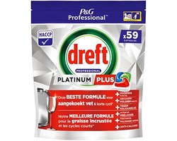 Dreft Platinum Plus Regular All in 1 Vaatwastabletten - 59 tabs