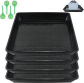 Soucoupes Pour Plantes Transparentes - Lot De 20, Diamètre 25 Cm - En Plastique PP, Pour Intérieur/extérieur - Pour Pots De Fleurs Ou Usage Divers - 3