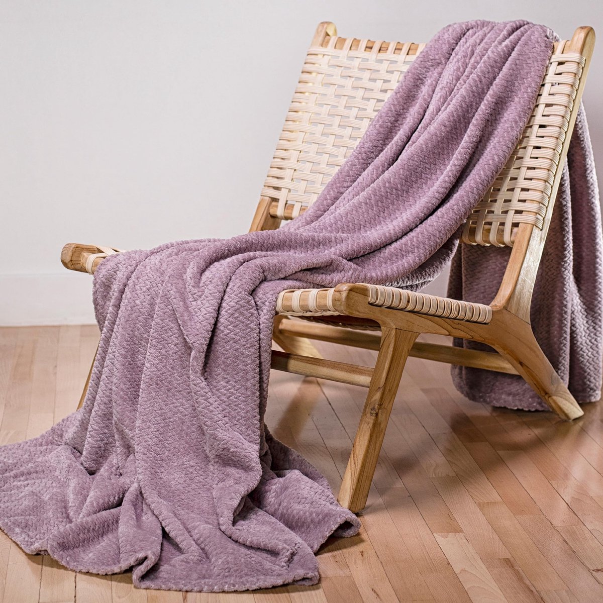 Ibenzoa Zachte Fleece Dekken - 150 x 200 cm lichtroze