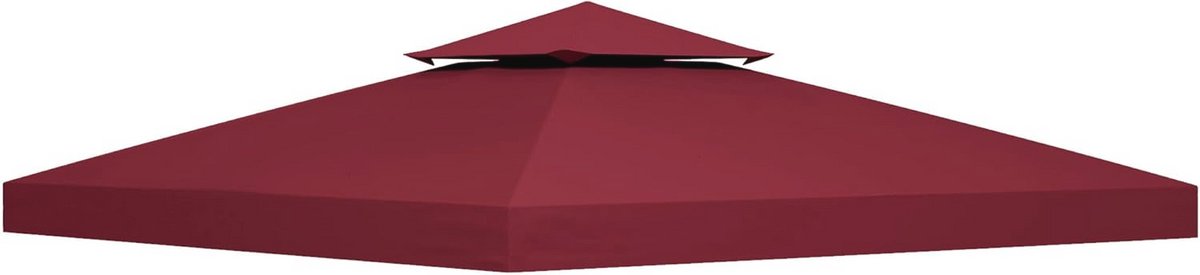 Vervangend zeil voor paviljoen 3 x 3 m - Waterdicht polyester doek