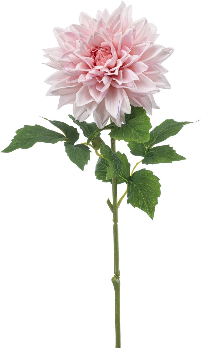 Emerald Kunstbloem Dahlia RT roze 70cm - Kunstplant voor binnen