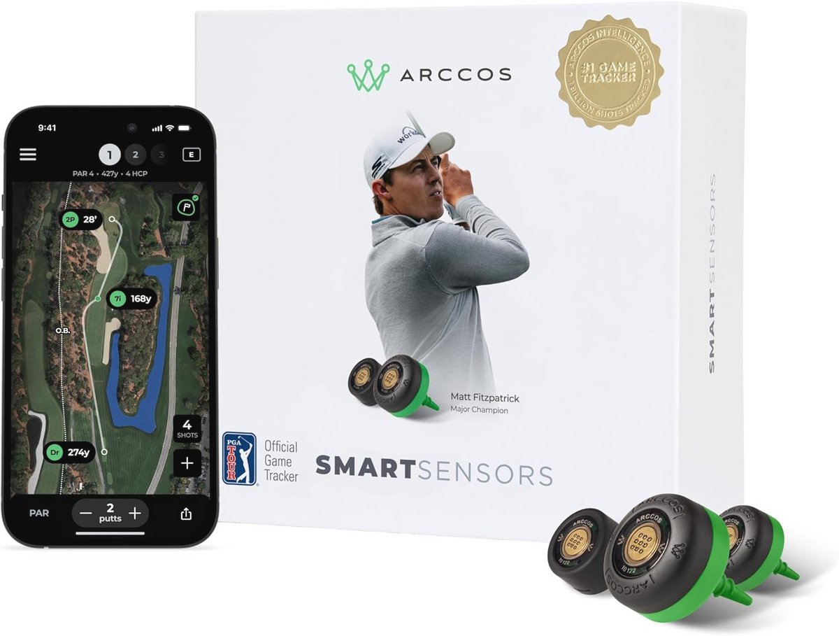 Slimme Sensors voor Golfspel Tracking | A.I. Golf Caddie & Afstandsmeter