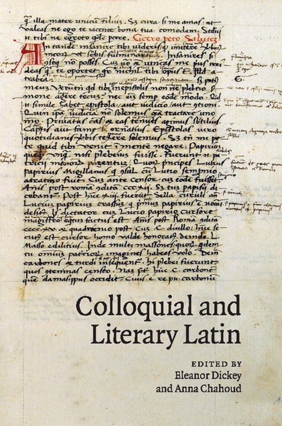 Colloquial and Literary Latin - cover