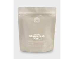Mattisson - Biologisch Hennepzaad Gepeld - Hennepzaad bevat Omega 3, Eiwitten & Vezels - 500 gram