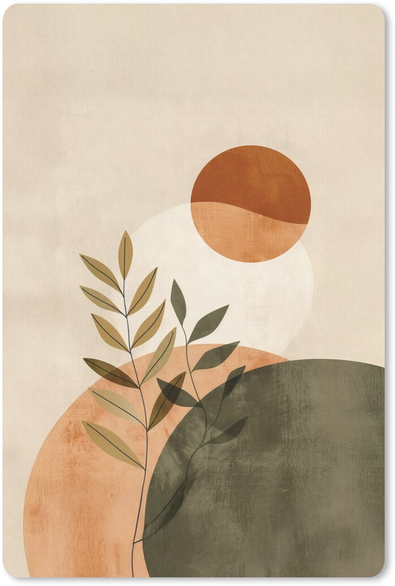 Muismat 18x27 cm - Mousepad Takken - Vormen - Abstract - Muismatten