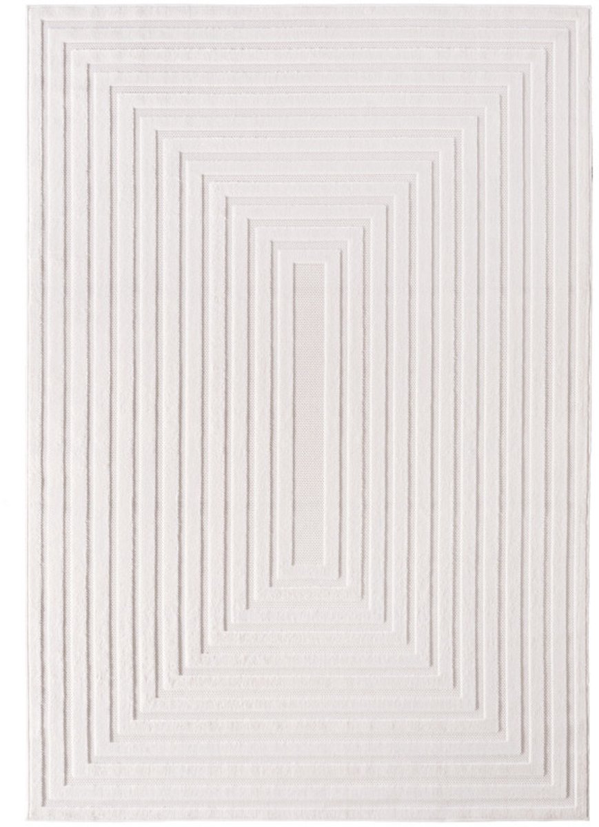 Vloerkleed Doha – Cairo – Japandi Stijl & Laagpolig – Voor Binnen en Buiten – 280x370 cm