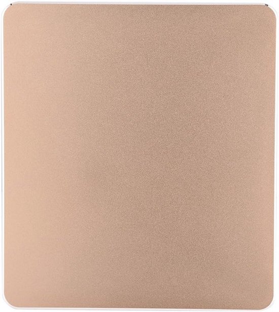 XtremeMac XMPAD-RG Rundes Office Mousepad aus Aluminium, Anti-Rutsch-Beschichtung, Extrem strapazierfähig & gleitfähig, Mauspad zum Arbeiten, Studieren, Browsen, Gaming, Reségold