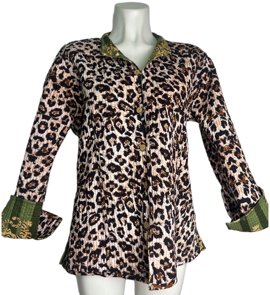 HS Reversible Jas Dames - Groen - Maat S/M