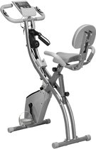 Bol.com Hometrainer - Spinningfiets - Hometrainers - Indoorfietsen - Indoorfiets - 2-in-1 Fitness Fiets - 8 Niveaus - LCD Displa... aanbieding