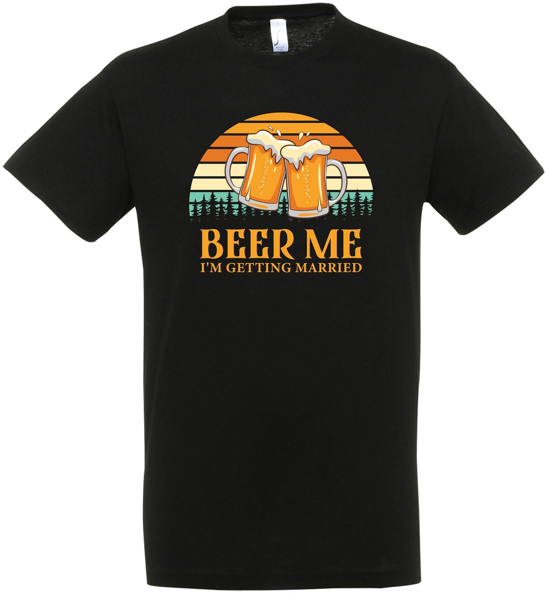 Beer Me I’m Getting MarriedT-shirt - Vrijgezellen Feest - Vrijgezellen T-shirt - Bachelor Party - Vrijgezel - Bier Drinken - Vrijgezellenoutfit - Cadeau Man - Maat L