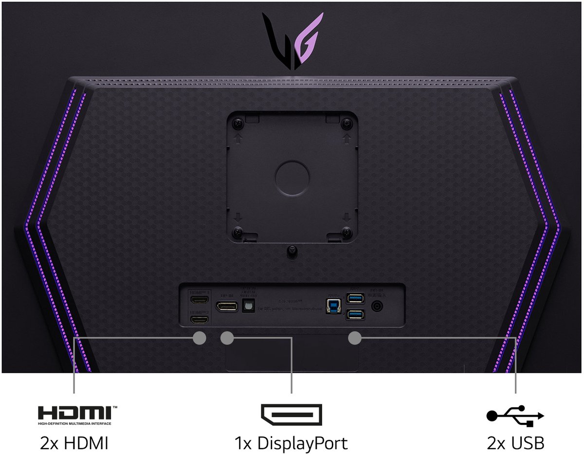 LG UltraGear OLED 27GS95QE-B - QHD Gaming Monitor - 240hz - 0.03ms - 27inch thumbnail 5