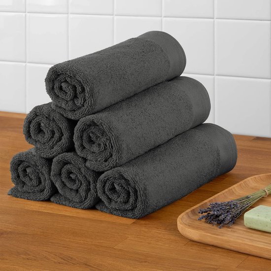 Glart Premium badstoffen handdoekenset, serie van badstof in 6 kleuren en 5 maten, kleur