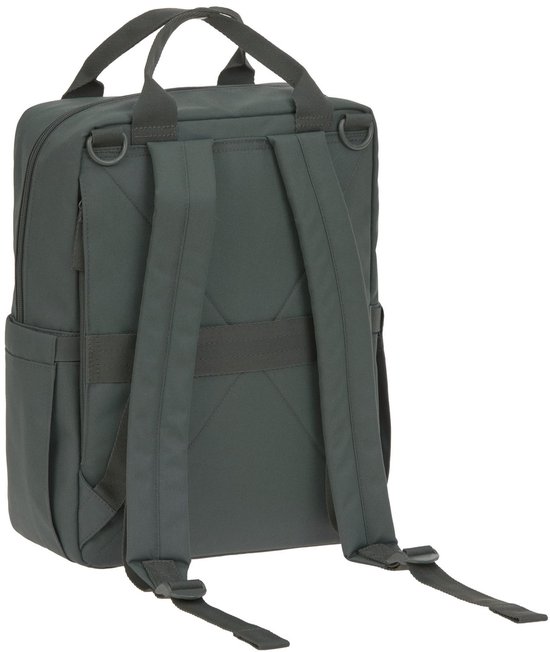 Lässig luiertas Green Label Vividal Backpack rugzak dark olive van Lässig — afbeelding 4