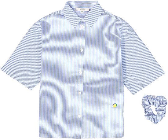 Chemisier GARCIA Filles Blauw à manches 3/4
