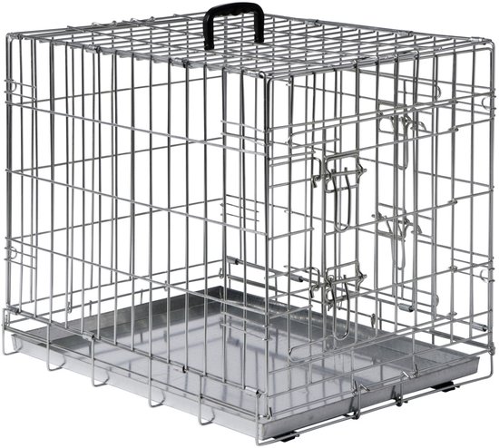 Adori Draadkooi Bench 2 Deurs De Luxe - Verzinkt - S: 76 x 48 x 54 cm