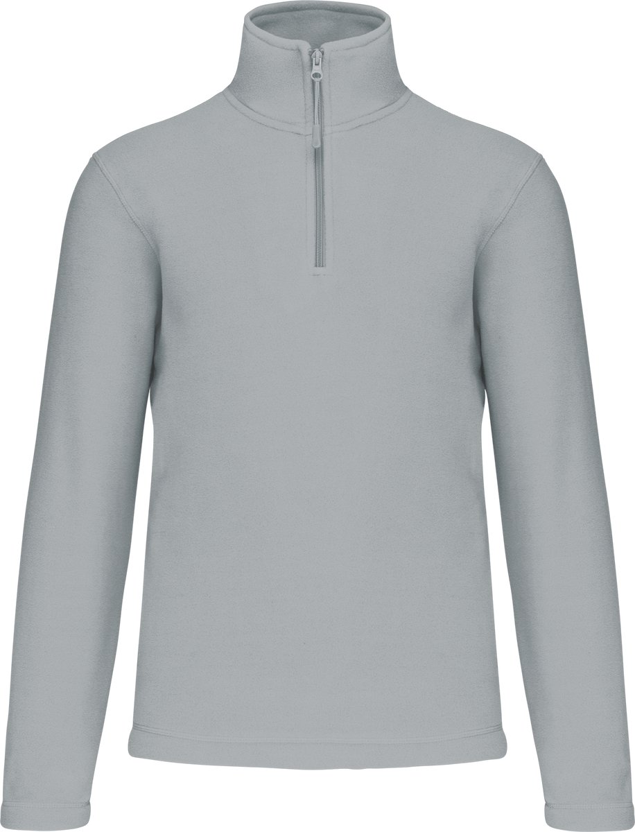 Kariban Enzo - Fleece met ritskraag K912 - Snow Grey - 3XL