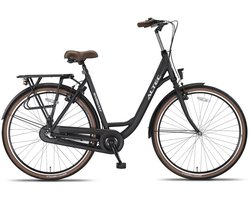 Altec Damesfiets Marquant 28 Inch 56 cm Dames 3V V-Brakes Matzwart