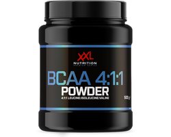 XXL Nutrition - BCAA 4:1:1 Powder - Leucine (4) Isoleucine (1) Valine (1) - Essentiële Aminozuren, BCAA Poeder Supplement - Diverse Smaken - Framboos - 500 Gram (50 doseringen)