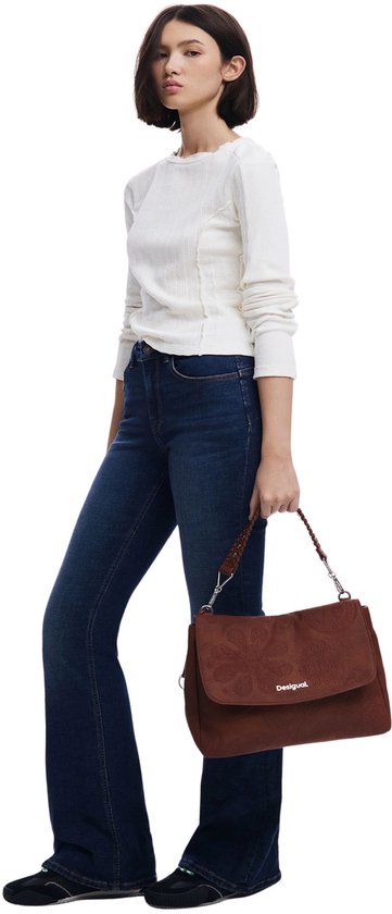 DESIGUAL Schultertasche 'Deja Vu' cognac » günstig online kaufen