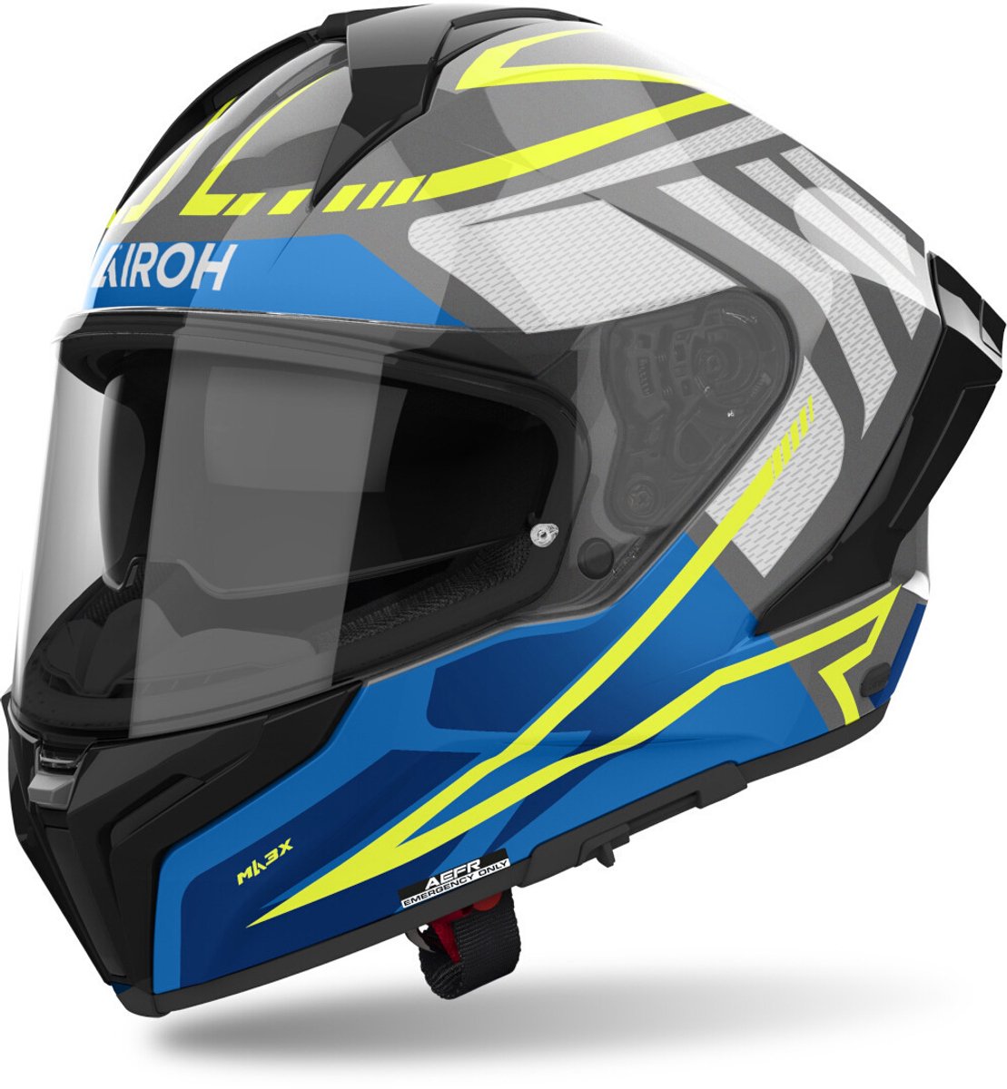 Airoh Matryx Rider Blauw Gloss Integraalhelm - Maat M - Helm