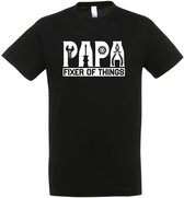 T-shirt PAPA Fixer Of Things - Père - cadeau - Papa - cadeau fête des pères - meilleur père du monde - anniversaire - cadeau - père - Cadeau père - Vaderdag - anniversaire - Taille M