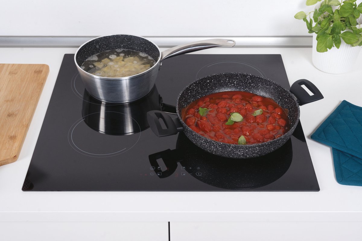 Candy Inductiekookplaat | Model CI642C/E1 | Zwart | Inbouw | 59 cm | 4 kookzones