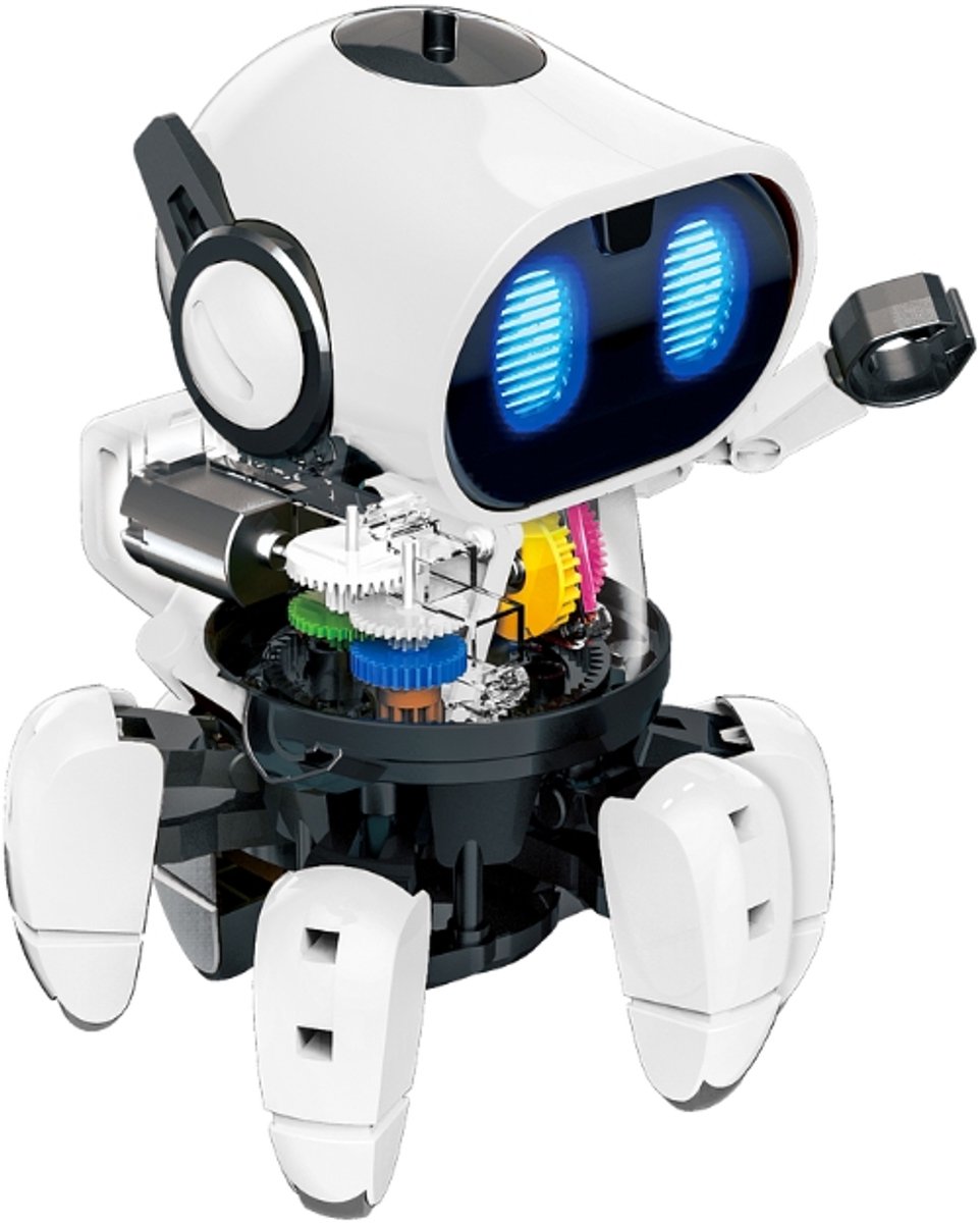 KOSMOS Chipz Intelligente Robot - Experimenteerset - Bouw je eigen slimme robot met sensoren en spelmodi - Volgmodus en Obstakeldetectie - Meer dan 100 Onderdelen - STEM Speelgoed - Vanaf 8 Jaar — afbeelding 7