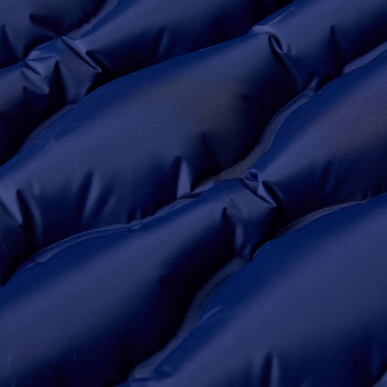 vidaXL - Kampeermatras - met - kussen - zelfopblazend - 1-persoons - marineblauw van Vidaxl — afbeelding 2