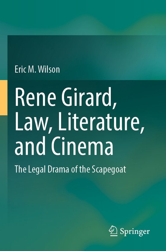 Rene Girard, Law, Literature, and Cinema - cover