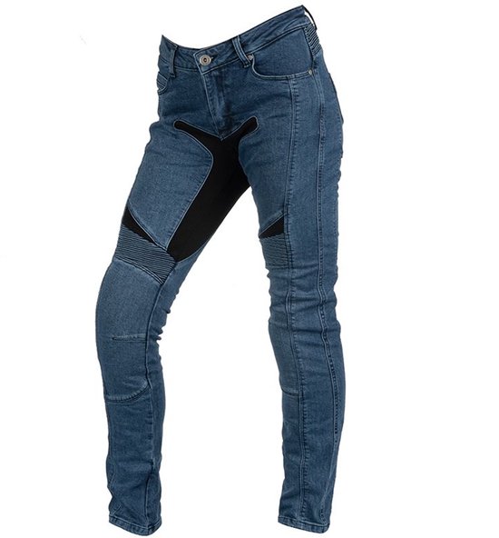 Jean moteur DIVA DENIM femme Blauw denim 38 Homologué CE par MOTOBLOUZ