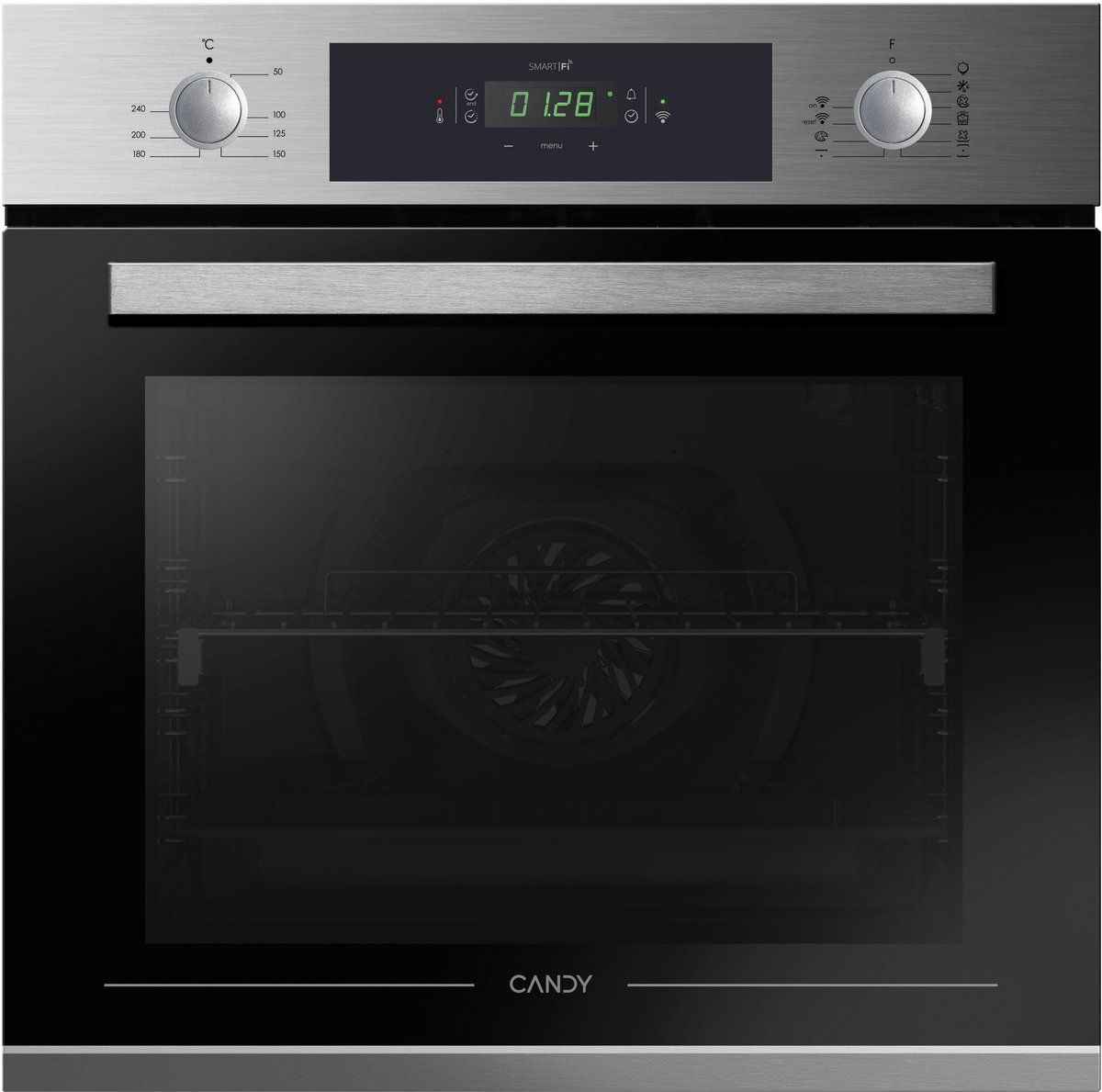 Candy Moderna FCP825XL E0/E 70 l Staal