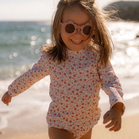 Maillot de bain Little Dutch - Taille 86/92 - Maillot de bain enfant Filles - Multicolore - Sunny Flowers