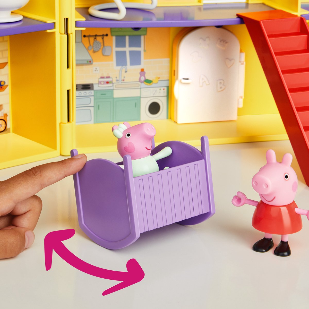 Peppa Pig Familie Huis - Groot uitklapbaar speelgoed huis - Duurzaam — afbeelding 4