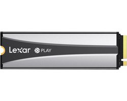 Lexar PLAY SSD - 2TB - M.2 2280 NVMe - PCIe Gen 4.0 x4 - Leessnelheid 7400 MB/s - Schrijfsnelheid 6500 MB/s - Inclusief Heatsink - Geschikt voor PS5 & PC