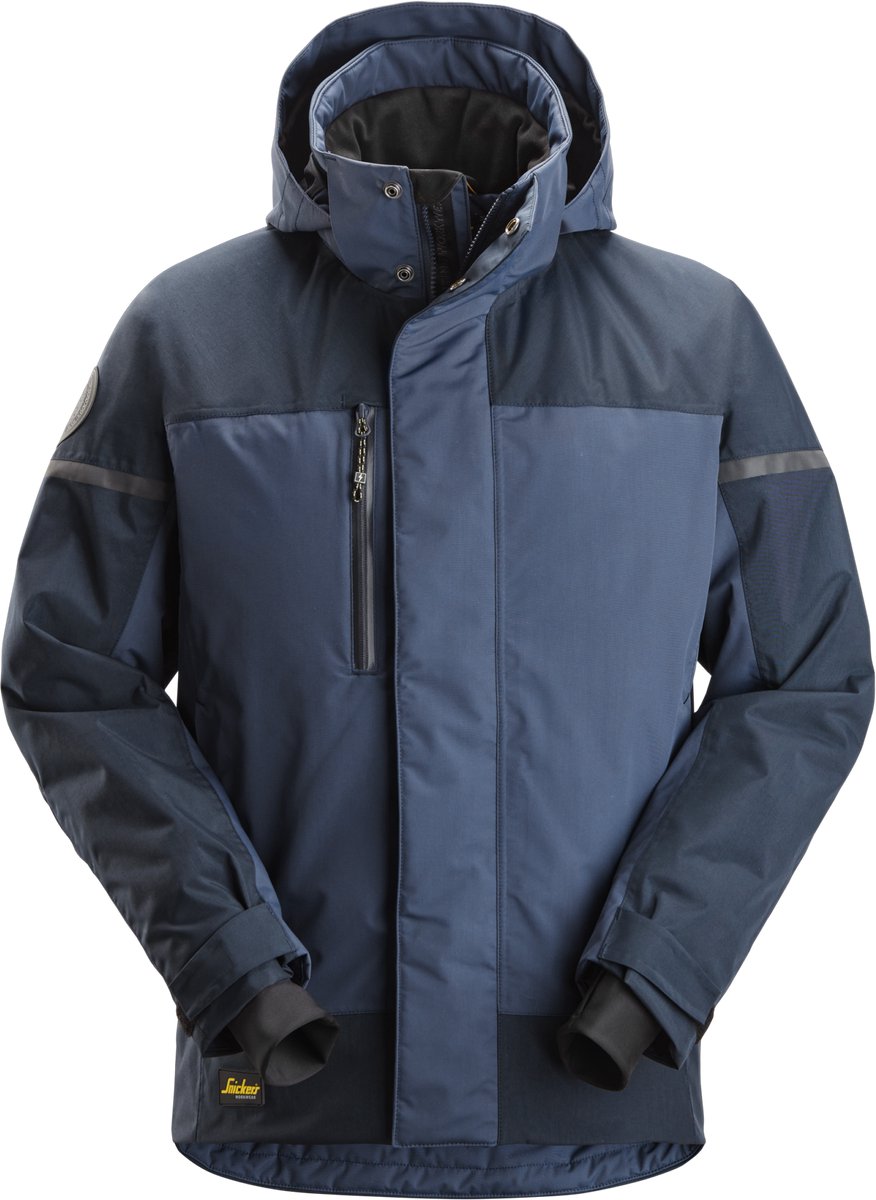 Snickers 1112 AllroundWork Waterproof Isolerend Jack Donker Blauw