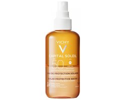Vichy Capital Soleil SPF50 Zonbeschermend Water Optimale Bruine Teint - Lichaam 200ml