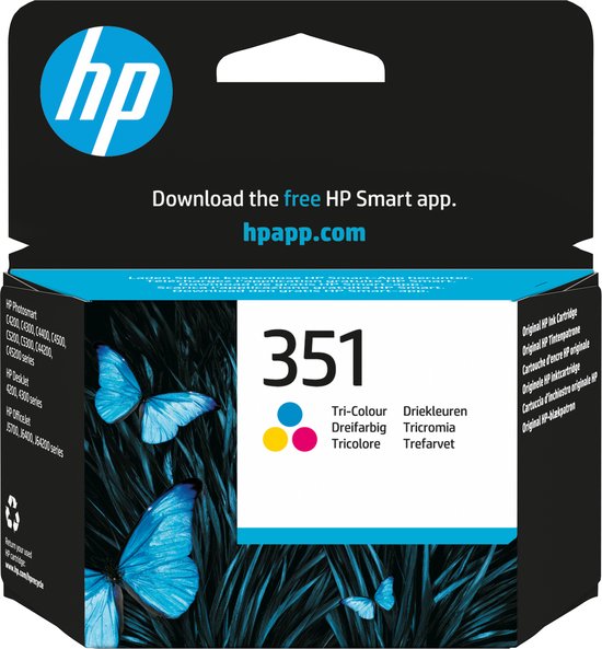 HP 351 cartouche d'encre trois couleurs authentique
