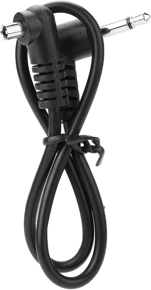 3.5mm Jack Plug Flash Sync Cable with Screw Lock for Trigger Receiver