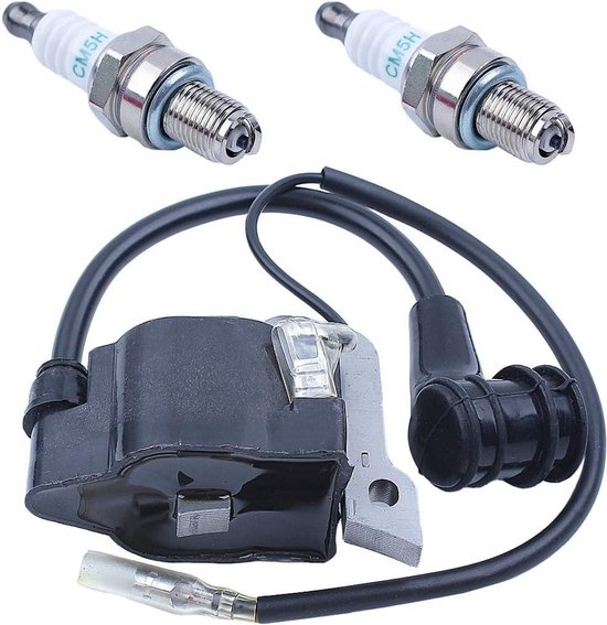 Titel: Ontstekingsmodule met bougieset 2 stuks voor Honda GX35 UMK435 CQ35 (30500-Z0Z-013) heggenschaar met motormotor van Merkloos	 — afbeelding 3
