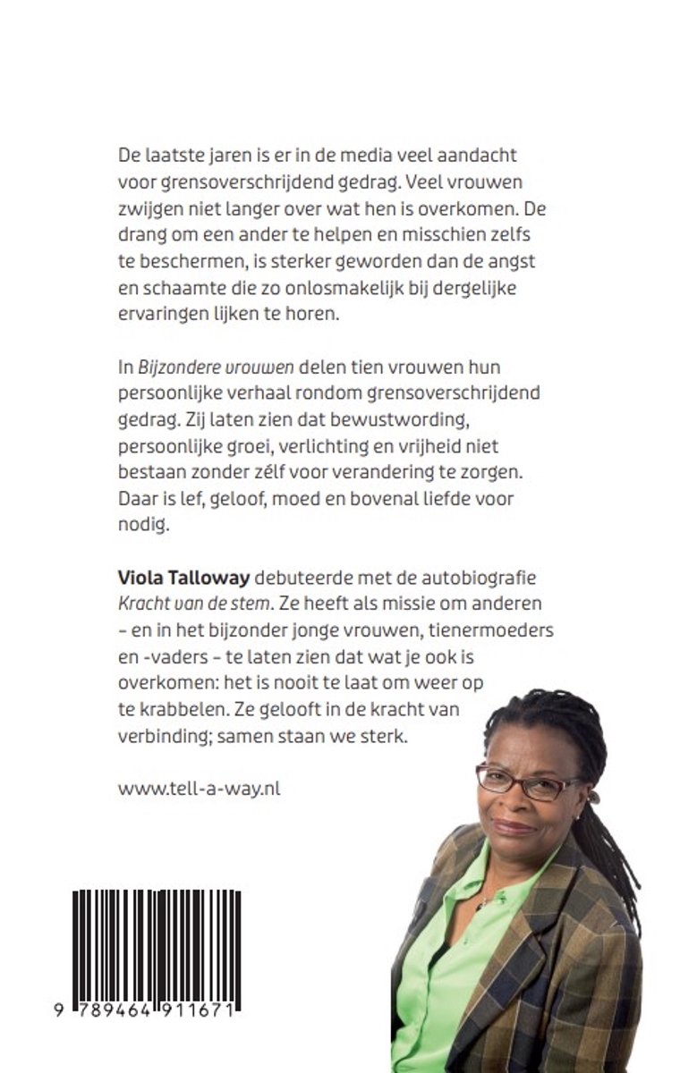 Bijzondere vrouwen - back cover