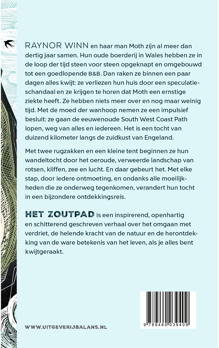 Het zoutpad - back cover