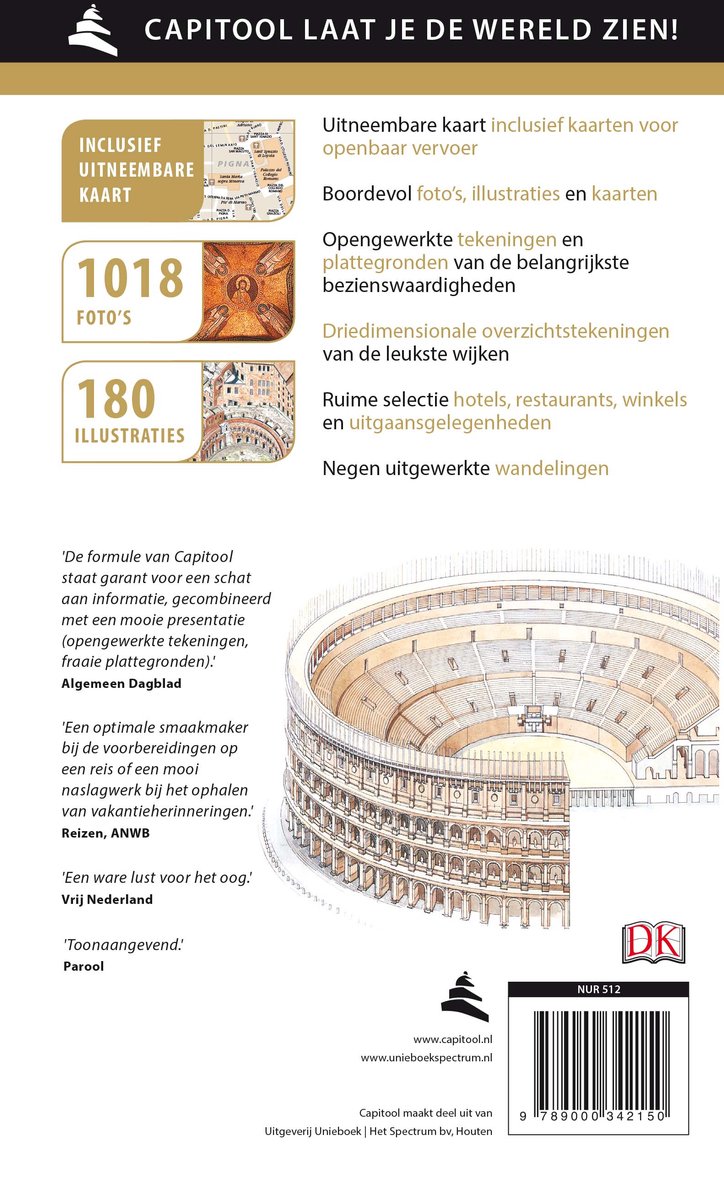 Capitool reisgids Rome - Het complete handboek voor jouw reis | bol