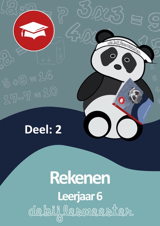 Oefenboeken De Bijlesmeester - Oefenboek Rekenen deel 2 leer ... - cover