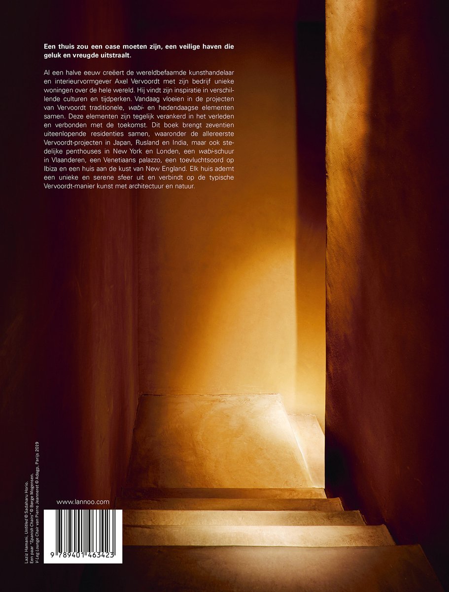 Axel Vervoordt - Interieurportretten - back cover