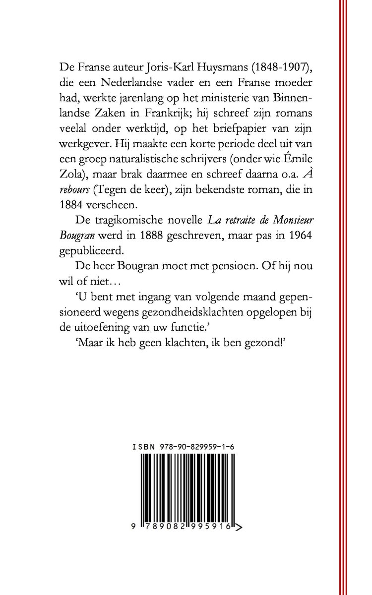 De pensionering van meneer Bougran - back cover